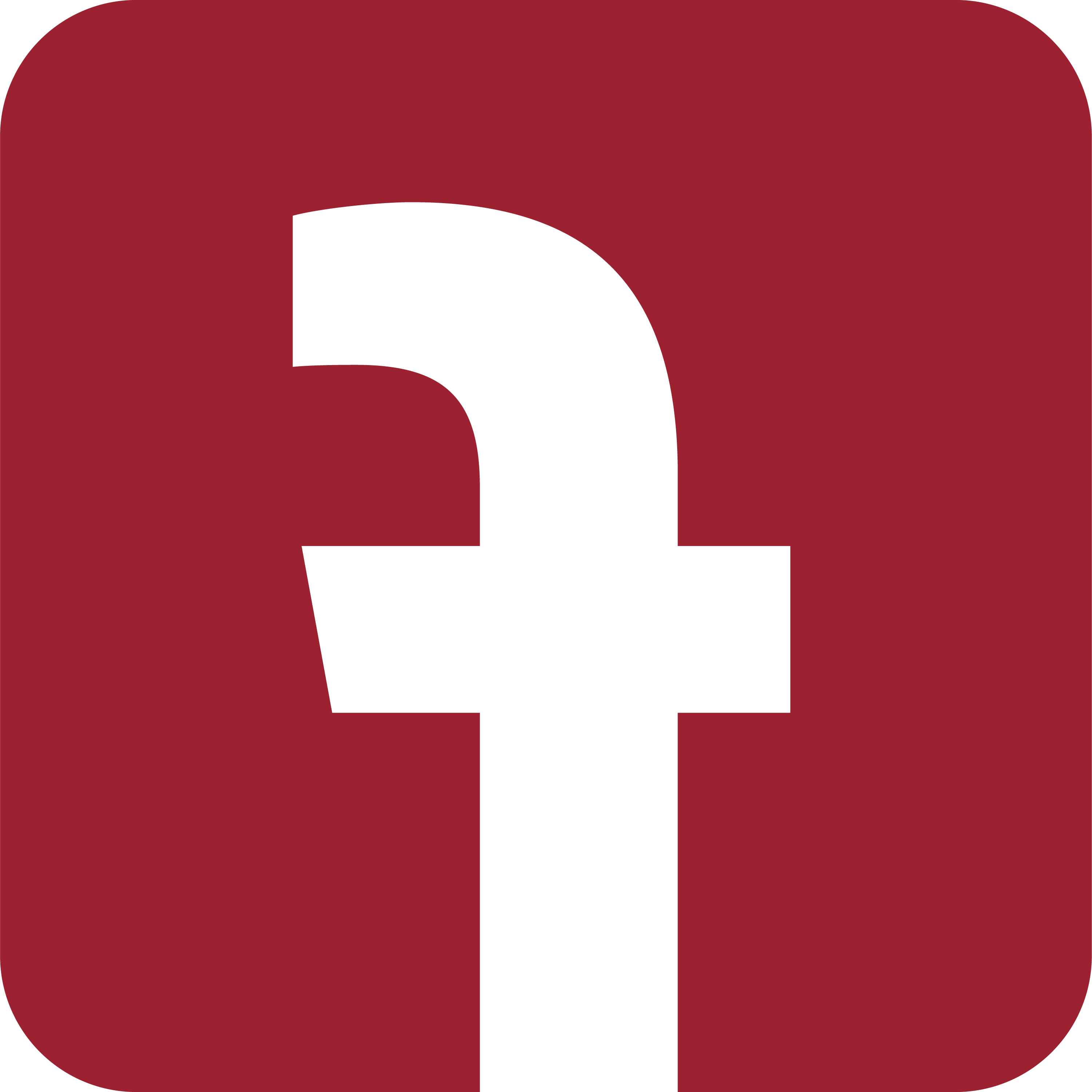 facebook logo maroon